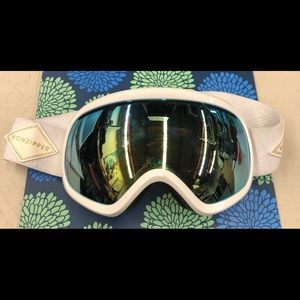 Von Zipper Skylab White/Geeen Snowboard Goggles